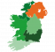 Carte régions Irlande