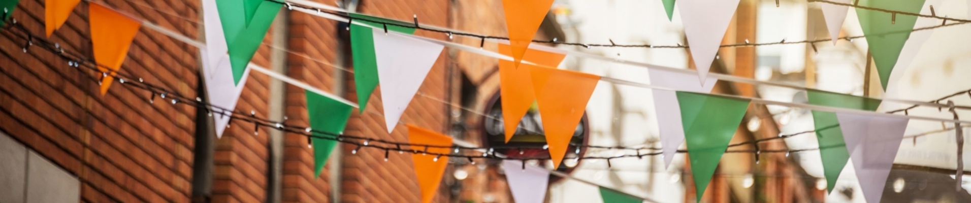 Drapeaux pour la St Patrick, Irlande