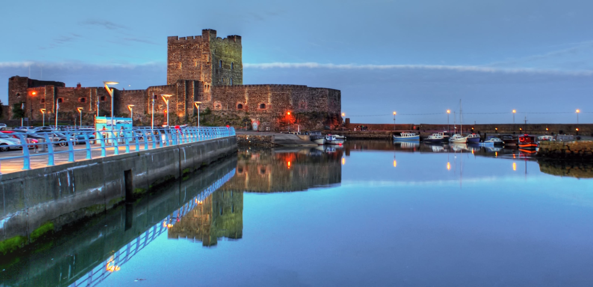 Le château de Carrickfergus, Irlande du Nord