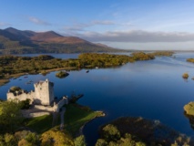 Ruines dans le parc national de Killarney, Kerry, Irlande