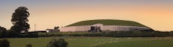 Coucher de soleil sur le site de Newgrange, Irlande