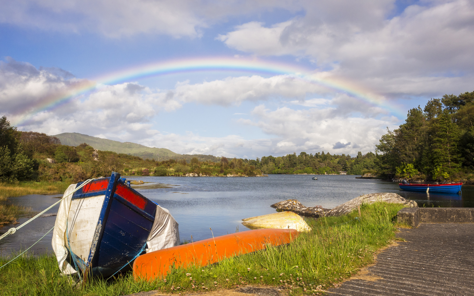 Arc en ciel dans la baie de Bantry