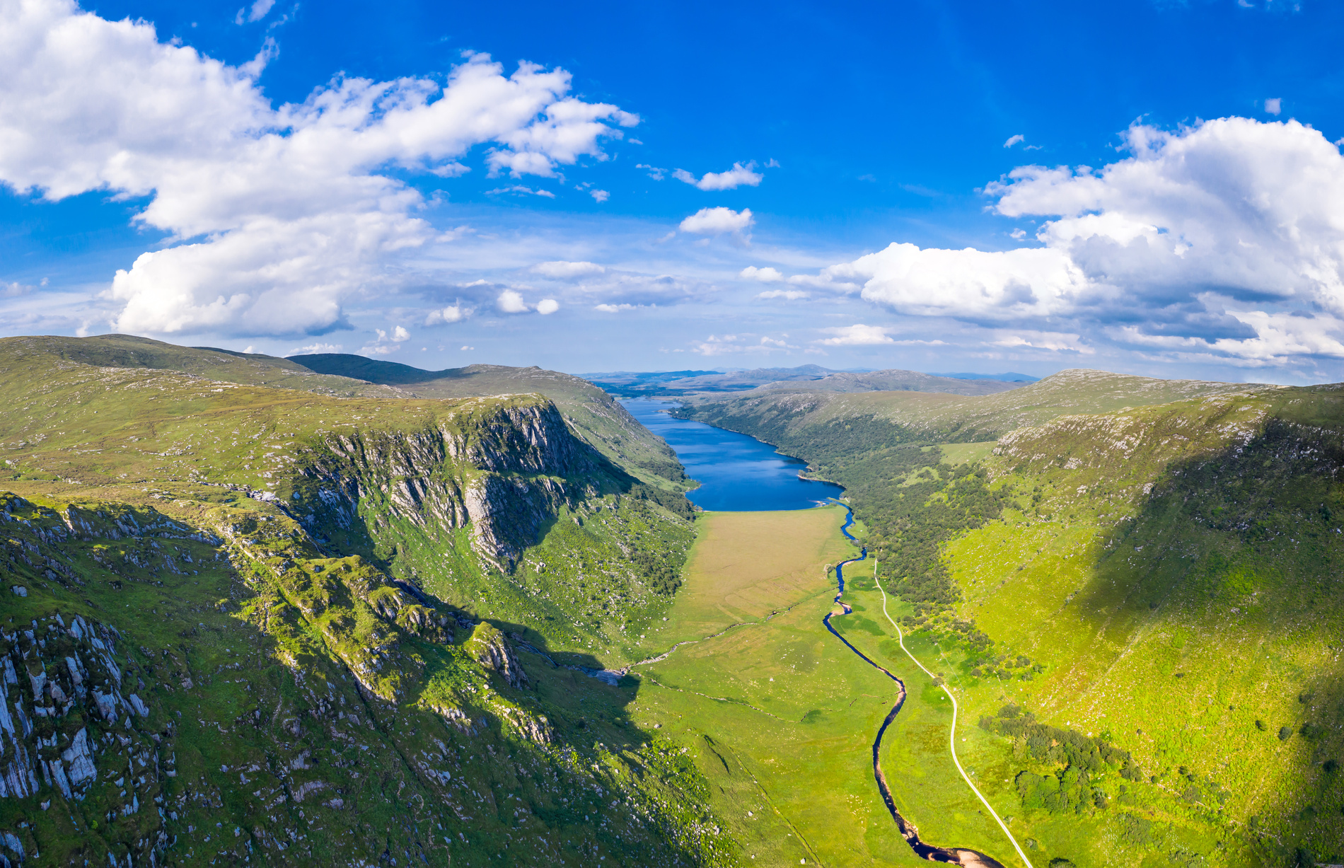 Vue du parc national de Glenveagh