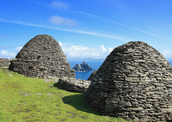 Site archéologique sur l'île de Skellig Michael