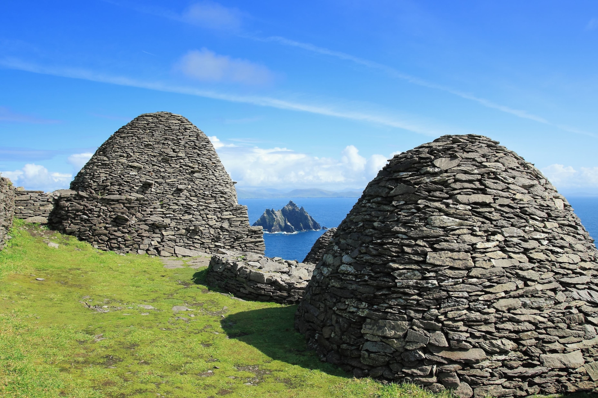 Site archéologique sur l'île de Skellig Michael